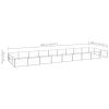 Dog Kennel Silver 290.6 ft² Steel