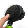 Pet Life Flex Series 2-in-1 Dual-Sided Slicker and Bristle Grooming Pet Brush